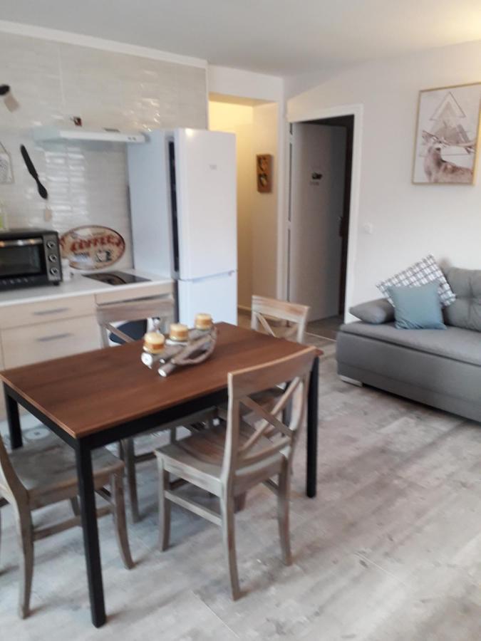 Enclos savoyard Appartement meublé 1chambre 1 canapé lits 3personnes Grand-Aigueblanche Esterno foto